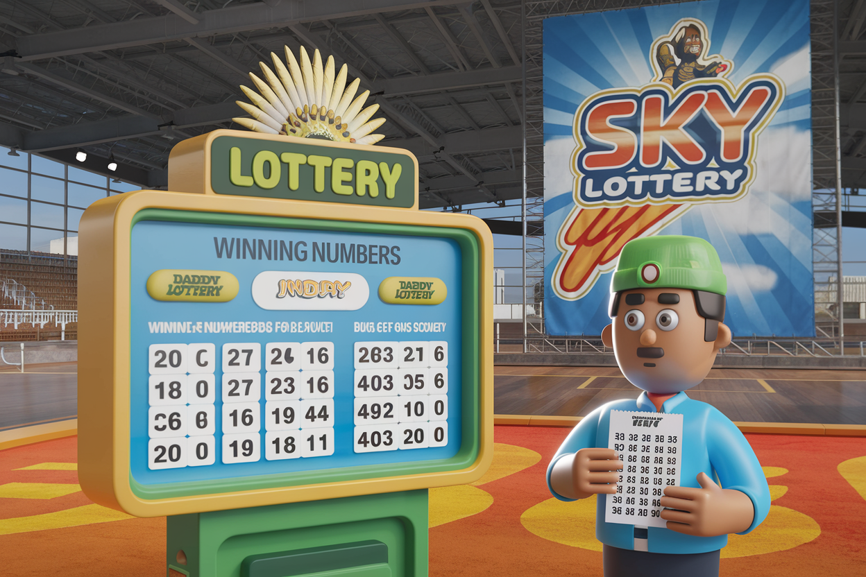 sky lottery result